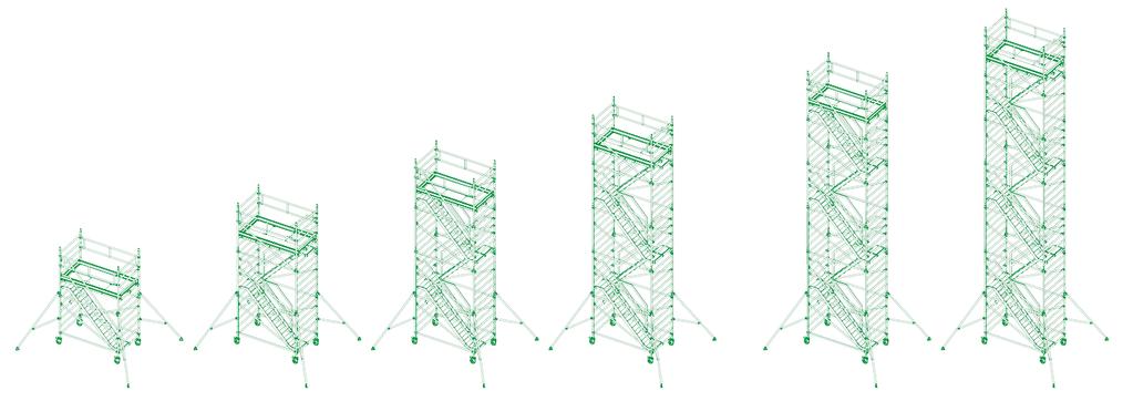 2.4.5 Configurazione secondo EN 1004 - Alutower