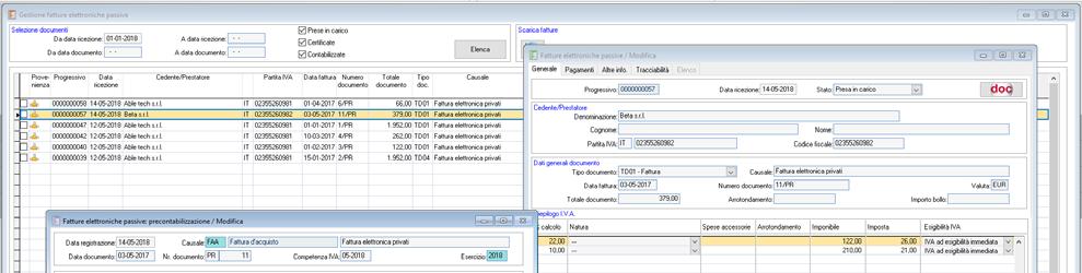 La pre-contabilizzazione della fattura La pre contabilizzazione delle fatture