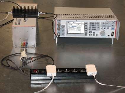 Esempio Prova su connessione PLC Aumento dei tempi di risposta dei comandi Ping fino alla perdita completa della