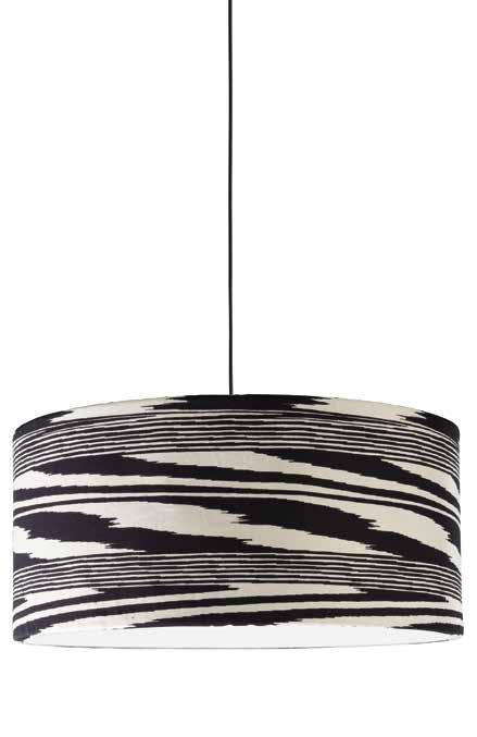 in tessuto sfoderabile Pendant lamp painted steel