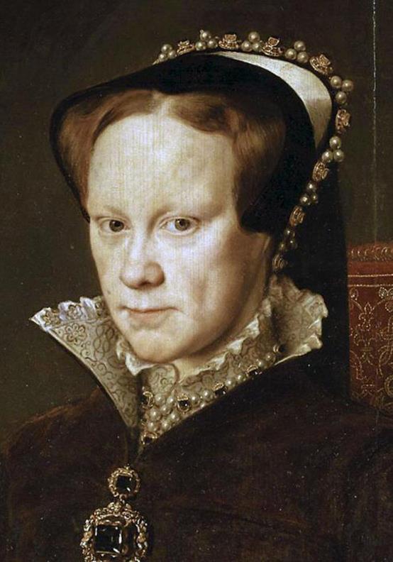 Alla morte di Edoardo VI salì al trono la sorella maggiore Maria Tudor,