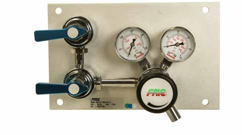 FAIG VSP-2GC - VSP-2GS QUADRI DI DECOMPRESSIONE PER GAS PURI Codice Pressione max VSP-2GC 200-16 BAR 780,00 VSP-2GS 200-16 BAR a richiesta Quadro di decompressione per gas puri a due ingressi in