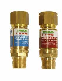 Gas Raccordo VS 4003 Ossigeno 3/8 DX 21,00 VS 4004 Acetilene Propano 3/8 SX