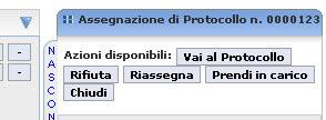 forma di lente presente nella prima colonna di ogni Assegnazione), sempre sotto forma di tasti.