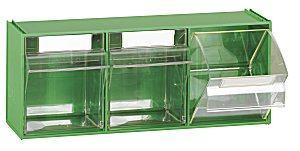 450x710x300 CASSETTIERA MADIA 5 CON 3 CASSETTI VERDE Cartellini