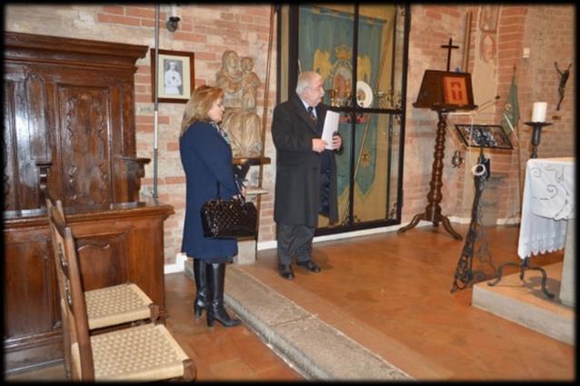 prefetto della città di Pavia, vogherese, alla quale tempo fa era stato rivolto dal Priorato un invito a visitare la Chiesa Rossa per poter prendere nota dei tanti lavori qui effettuati negli ultimi