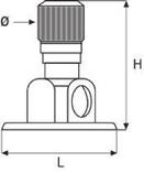 A3 20 ST DIMENSIONI L H Ø1 Peso 63 mm 69 mm 22 mm 0 0,25 kg RACCORDI Entrata: G 3/8 tipo AL femmina. Uscita: G 3/8 tipo AL femmina.