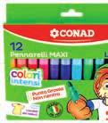 cancelleria CONAD prodotti assortiti matite colorate in plastica conf.