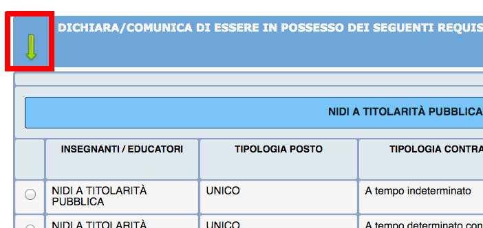 essere in possesso dei seguenti requisiti una freccia che vi