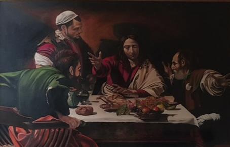 La seconda cena di caravaggio