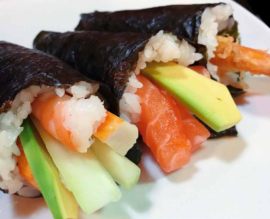 TEMAKI SALMONE E AVOCADO (1PZ) salmone, avocado 80.