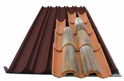 completamento un ampia serie di accessori per la protezione, ventilazione, fissaggio e finitura delle coperture che completano gli strati costruttivi del tetto, per ottimizzarne al meglio le