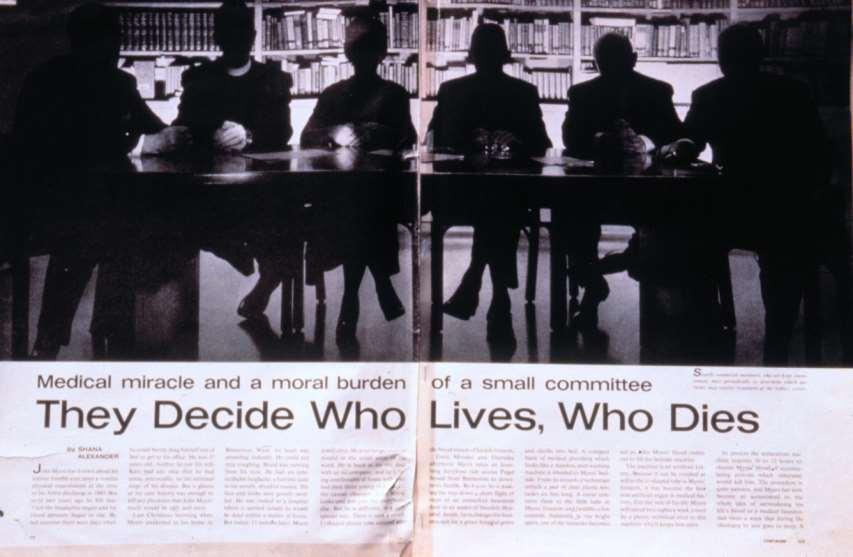 LIFE Magazine, 9 November, 1962: Criteri per l'accettazione in RRT includevano sesso, stato civile e il numero delle persone a