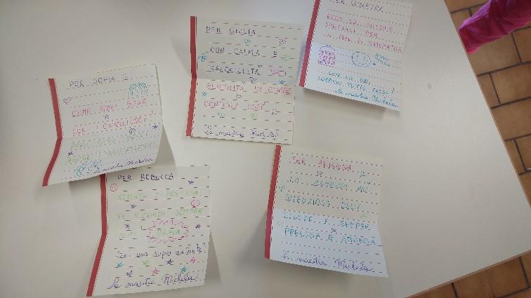 Anche noi insegnanti abbiamo scritto dei messaggi ai nostri alunni.
