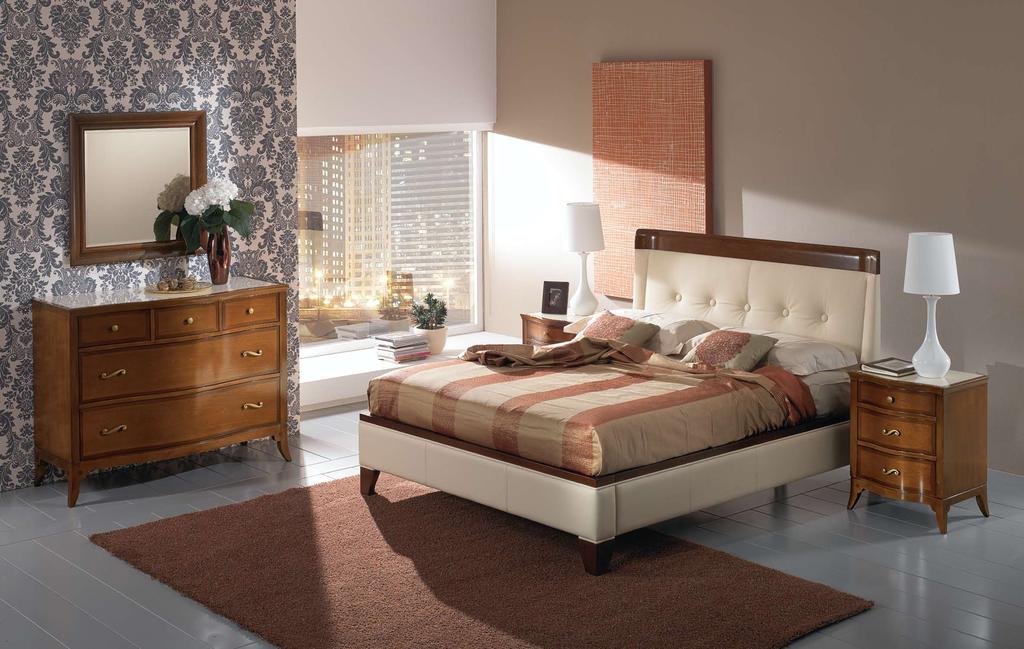 Comò Summer cod. 1168 Top vetro beige Letto Spring cod.