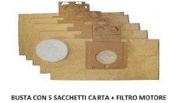 10 SACCHI FILTRO CARTA ADATTABILE LINDHAUS