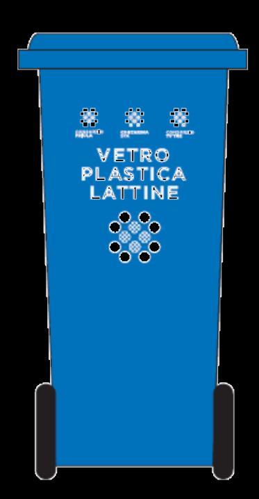 Vetro Plastica Lattine Lattine e