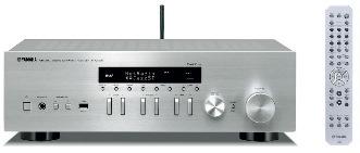 max 115 W x 2 (4 ohm, 1 khz, THD 0,7%) potenza RMS 100 W x 2 (40 Hz-20 khz, THD 0,2%) con sintonizzatore DAB/DAB+. Ingresso audio digitale per TV o lettore Blu-ray DiscTM.