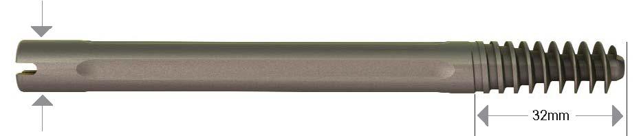 Specifi che degli impianti Chiodo TRIGEN INTERTAN (lungo) (continua) 16.25mm 28.3mm 15.25mm 2m AP Bow 26-46cm 10, 11.