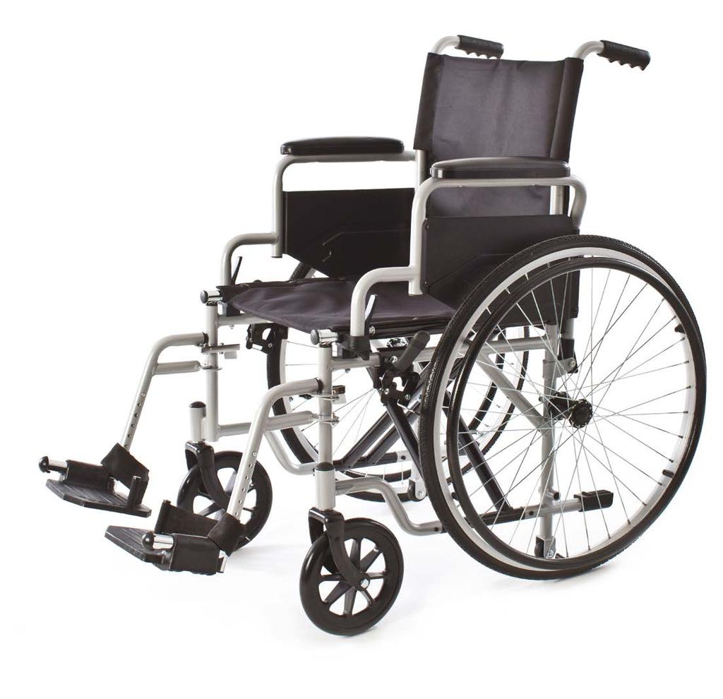 CARROZZINA PIEGHEVOLE in ACCIAIO - IRON folding wheelchair URANIA Urania 600 URANIA Carrozzina pieghevole in acciaio verniciato con telaio tubolare a sezione circolare a doppia crociera.