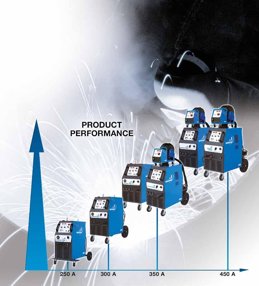 Le Saldatrici sono impianti di saldatura MIG / MAG intelligenti con regolazione di potenza a scatti. Sono molto robuste ed affidabili 2+1 anni di garanzia.