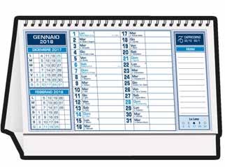 RO BL CB-710 Calendario tavolo Mensile 13