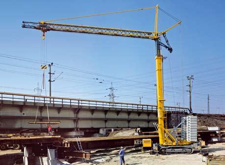 La velocità massima di traslazione raggiunge 25 m/min con una potenza di azionamento di 22 kw.