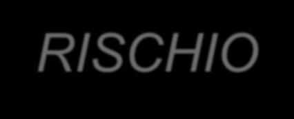 impatto rilevante sugli obiettivi RISCHIO = Gravità del Danno x Probabilità che questo si