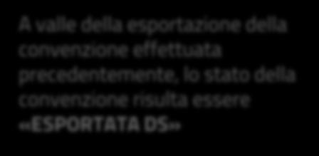 FIRMA E IMPORTA CONVENZIONE La convenzione precedentemente esportata deve essere firmata dal DS, o con firma digitale o con firma