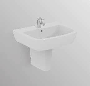 Può essere abbinato alla colonna, alla semicolonna o al sifone d arredo J3747AA. Lavabo 600x495 mm. Bianco 20 J521201 95,00 Colonna. Bianco 30 J521501 70,00 Semicolonna.