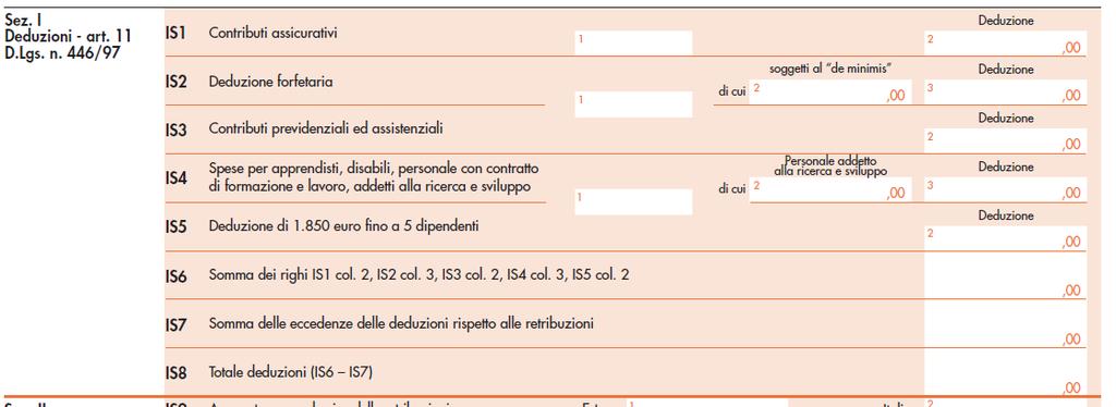 Deduzioni Inail Alternative per ciascun dipendente Cuneo fiscale Comma 1 lett. A) n.