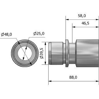 TAPPO RULLO Ø48 R3248