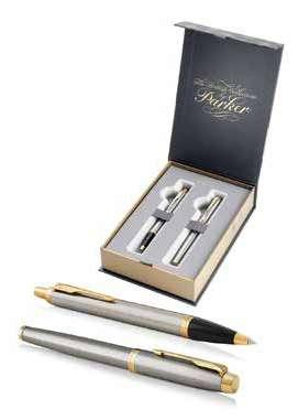 STILO M 1042186 GIFT SET PARKER IM BRUSHED METAL GT STILO M & SFERA INGENUITY Gift Set 16 1042202 GIFT SET