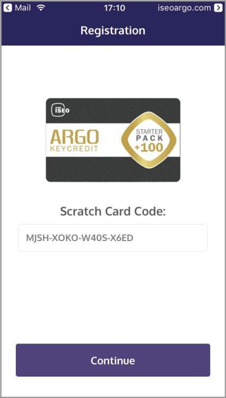 Per iniziare Creare un account Argo Host Inserisci il codice della Scratch