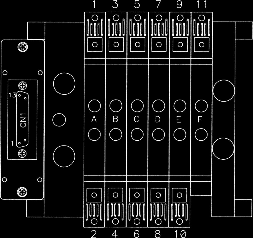 bistabili, max 10 valvole, adottare modulo TIM10B Esempio identificativo