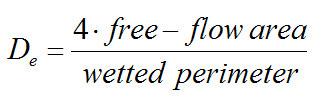 M2) Metodo di Kern dove il diametro equivalente è definito come ossia operativamente mentre la portata in massa per unità di superficie (trasversale) è definita come M3)