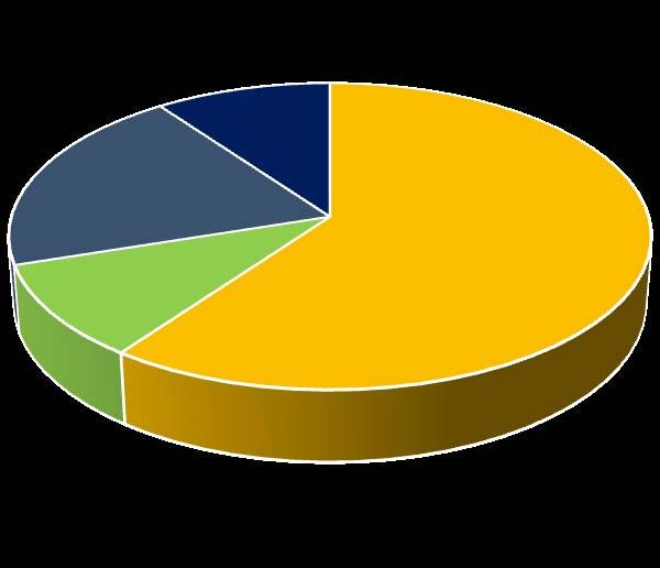 Mettendo a confronto i tre curriculum tra di loro, la suddivisione per