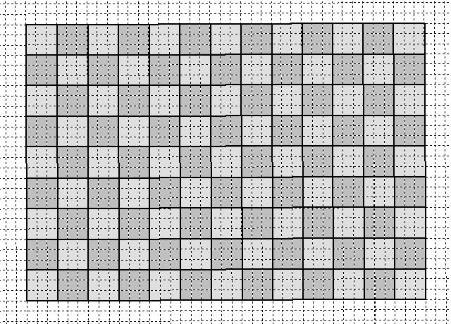Ultimo passo: quando troviamo un rettangolo che si divide esattamente in piastrelle quadrate abbiamo finito; con questa ultima piastrella si possono ricoprire esattamente anche i quadrati che avevamo