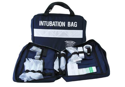 SET DI INTUBAZIONE - FIBRE OTTICHE INTUBATION BAG COMPLETA - RIA50822 Borsa per l intubazione, completa di: laringoscopio a fibre ottiche con 3 lame (mis.