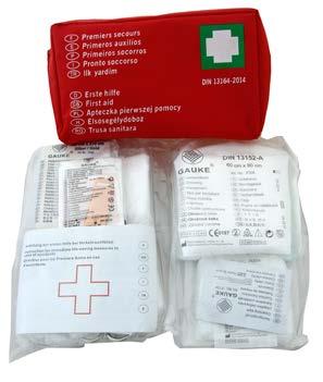 KIT DI PRIMO SOCCORSO KIT PS DOMESTICO - VAL44083 Valigetta di primo soccorso realizzata in abs antiurto di colore arancio, fornita completa di: 5 compresse tnt sterili 2 pezzi, cotone idrofilo 20 g,