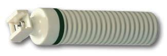 A FIBRE OTTICHE Manico per laringoscopio a fibre ottiche realizzato in acciaio inox. Dimensioni: Ø 30x152 mm.