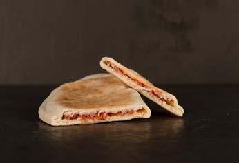 2 pezzi (220 gr) Piadina fuori frigo Ingredienti: farina di riso, amido di mais, fecola patate, destrosio, farina di semi di guar, addensanti: E464, E575, acqua, olio di mais, strutto, latte