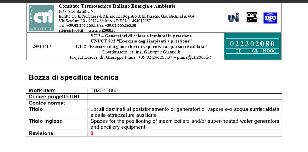 Documento tecnico CTI.