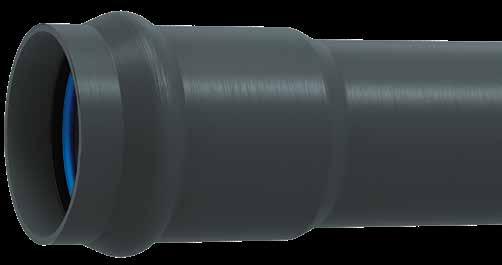 SGPVC PRESSURE Tubi in PVC rigido per condotte in pressione (acquedotti e irrigazione) conformi alla norma UNI EN ISO 1452 (colore grigio RAL 7011).