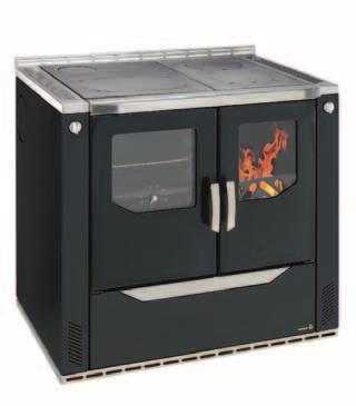 4,0-8,3 kw inox marrone ghiaia Termometro forno con indicazione fino a 400 C