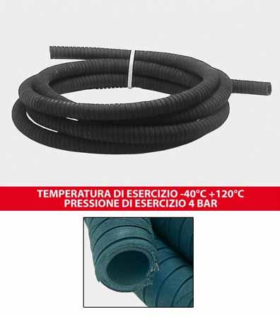 Tubo radiatori corrugato APPLICAZIONI Tubo per radiatori auto e veicoli industriali. Mandata acqua calda iscelata a liquido antigelo.