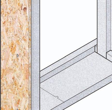 2 Spalle laterali in EPS comprese di guida per frangisole, retine porta intonaco e  3 3