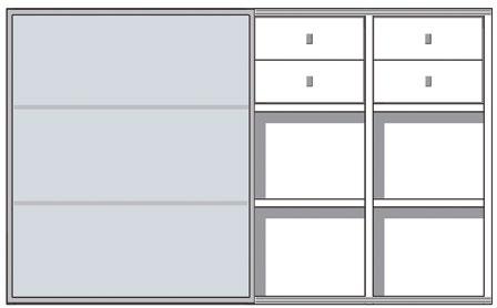 6 x 33.2 x 185 cm 645.