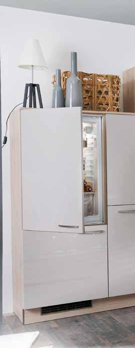 Lavastoviglie e lavabo non inclusi nel prezzo, 181402/0-1 IGNIS INOX inclusi piano cottura in vetroceramica frigo-congelatore in 7 colori BEKO