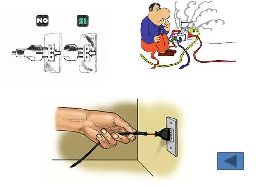 dei componenti elettrici con conseguente rischio d'incendio per cortocircuito); "tirare" il cavo di collegamento per sconnetterlo da una qualsiasi